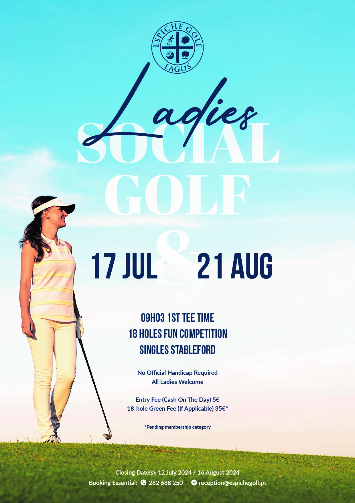 lades social golf